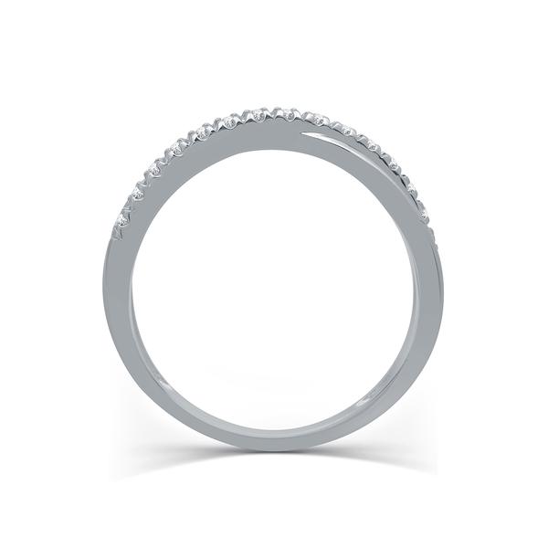 Endless Affection(tm) 1/10ctw. Diamond Overlap Wedding Band alternate view