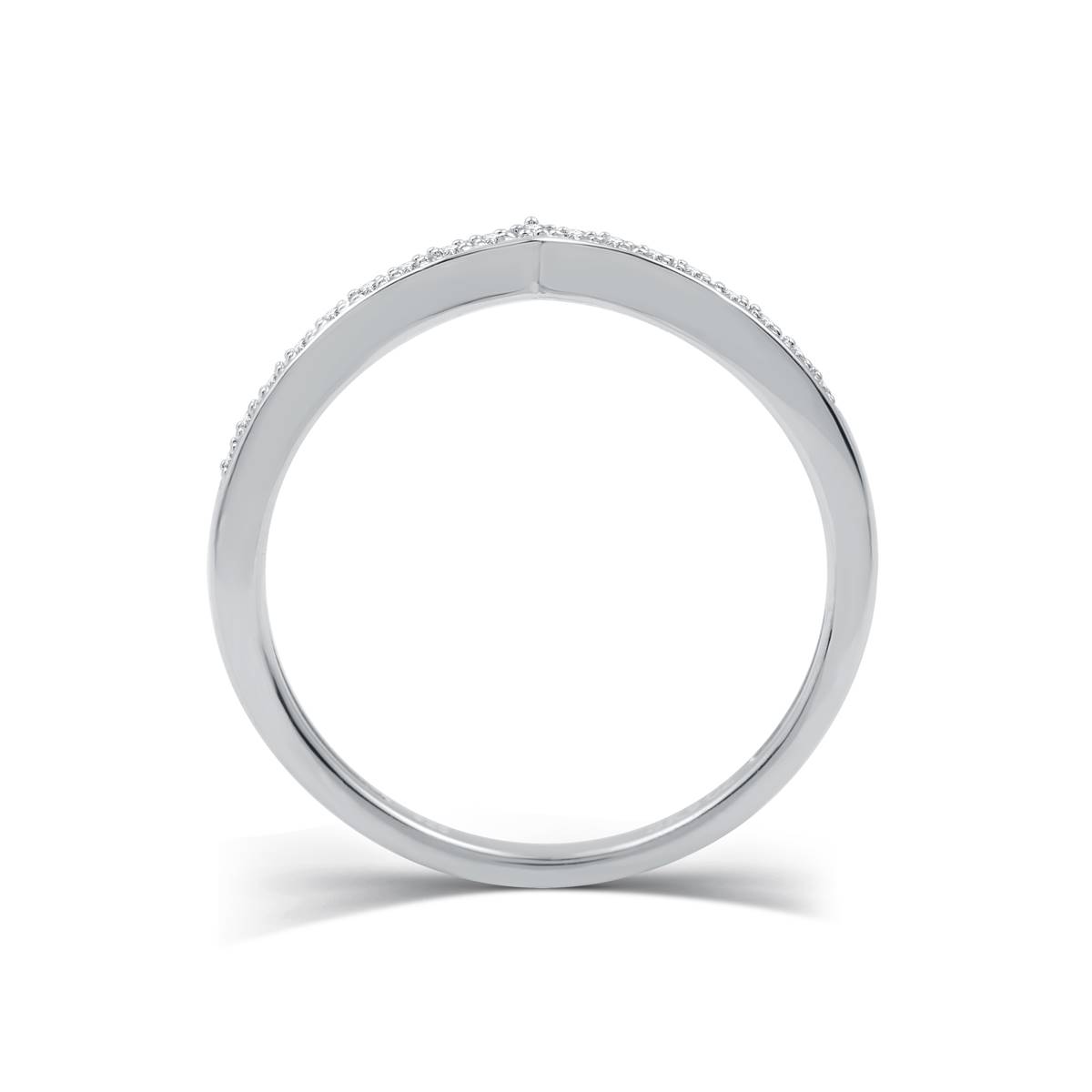 Loveblooms(tm) Two-Tone 1/4ctw. Diamond Halo Bypass Bridal Set