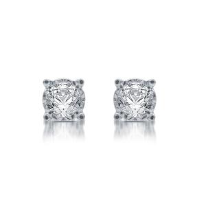 Diamond Classics(tm) 10kt. White Gold 1/3ctw. Stud Earrings