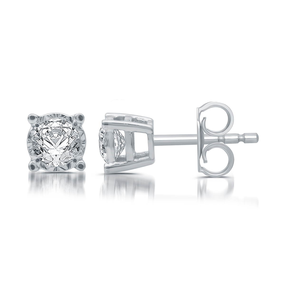 Diamond Classics(tm) 10kt. White Gold 1/3ctw. Stud Earrings