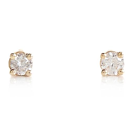 Diamond Classics(tm) 14kt. Round 1/10ctw. Diamond Earrings alternate view