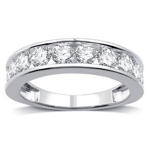 Nova Star(R) 1 1/2ctw. Lab Grown Diamond Channel Anniversary Band