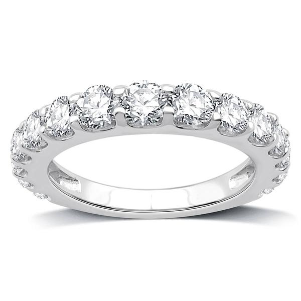Nova Star(R) 2ctw. Lab Grown Diamond 14kt. Channel Anniversary Band