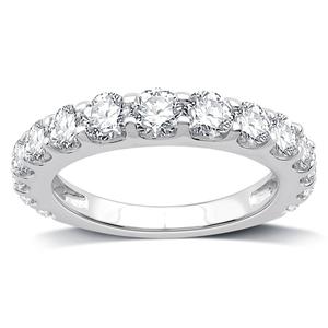 Nova Star(R) 2ctw. Lab Grown Diamond 14kt. Channel Anniversary Band