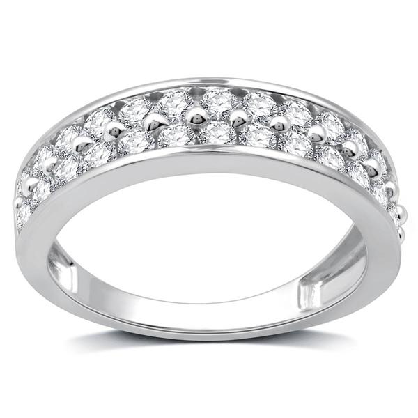 Nova Star(R) 1ctw. White Gold Lab Grown Diamond Anniversary Band