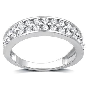 Nova Star(R) 1ctw. White Gold Lab Grown Diamond Anniversary Band