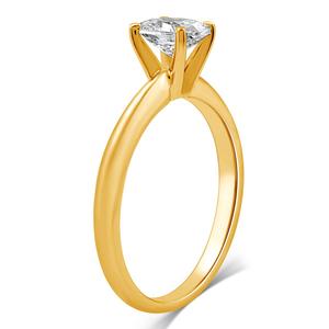 Nova Star(R) Yellow Gold 1ctw. Lab Grown Diamond Oval Bridal Set alternate view