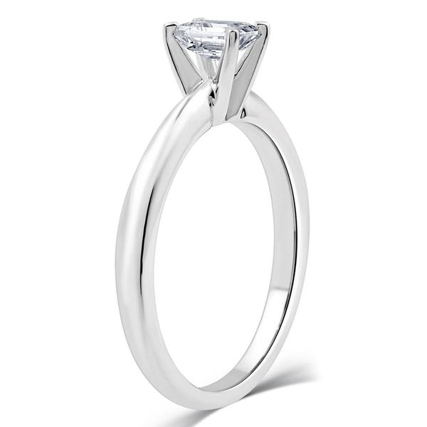 Nova Star(R) 1ctw. Lab Grown Diamond Emerald Bridal Set alternate view