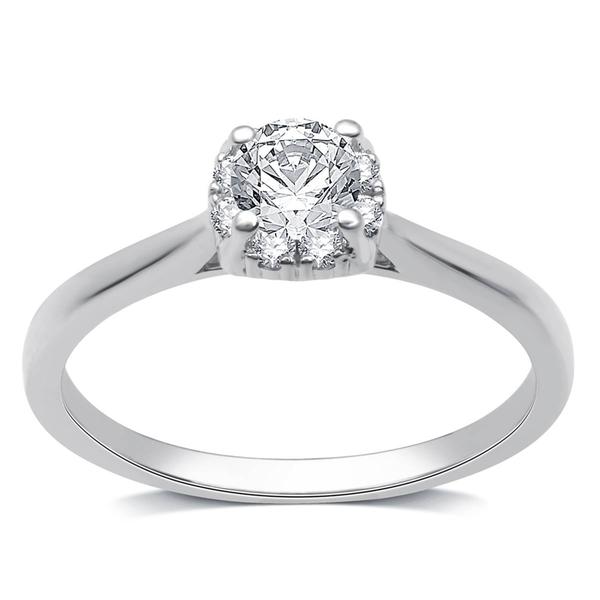 Nova Star(R) 10kt. 1/2ctw. Lab Grown Diamond Engagement Ring