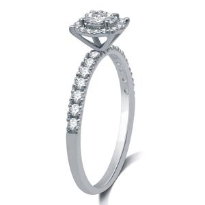 Nova Star(R) 10kt. 1/2ctw. Lab Grown Diamond Engagement Ring alternate view