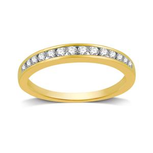 Endless Affection(tm) Yellow Gold 1/4ctw. Diamond Band