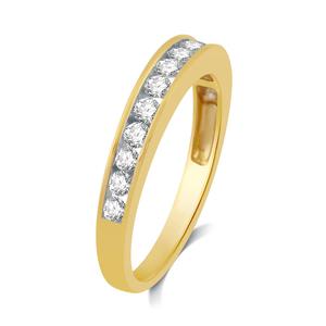 Endless Affection(tm) Yellow Gold 1/2ctw. Diamond Band alternate view