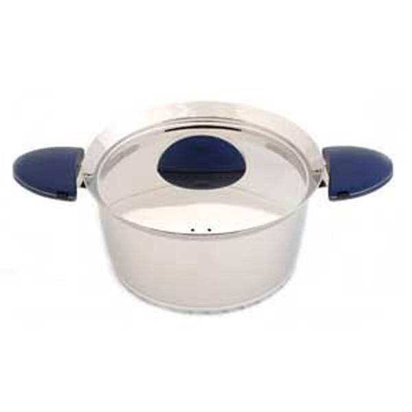 BergHOFF Stacca Stainless Steel 6.3qt. Covered Stock Pot alternate view