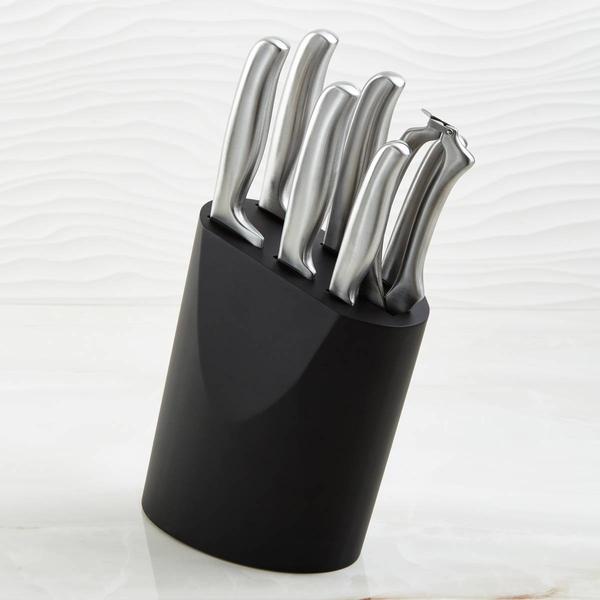 BergHOFF Frame Stainless Steel 8pc. Knife Block Set