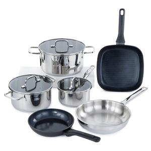 BergHOFF Helix 9pc. Cookware Set w/ Glass Lids