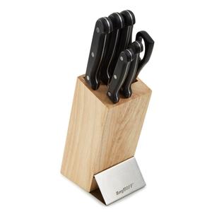 BergHOFF Pica Stainless Steel 7pc. Knife Block Set