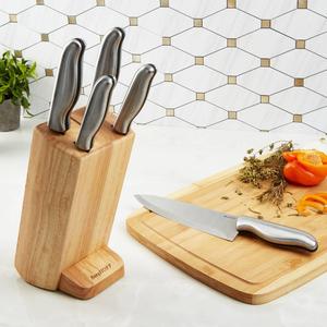 BergHOFF Entity Stainless Steel 6pc. Knife Block Set alternate view