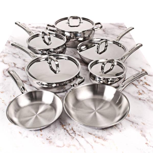 BergHOFF Shape Belly 12pc. Cookware Set w/ Lid