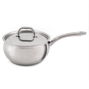 BergHOFF Belly Shape Stainless Steel 8in. Saucepan with Lid
