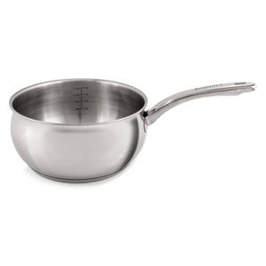 BergHOFF Belly Shape Stainless Steel 8in. Saucepan with Glass Lid alternate view