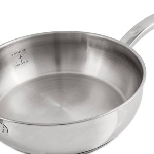 BergHOFF Belly Shape 18/10 Stainless Steel Deep Skillet alternate view