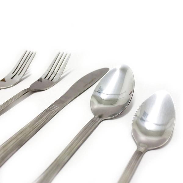 BergHOFF Matte Stainless Steel 20pc. Flatware Set alternate view