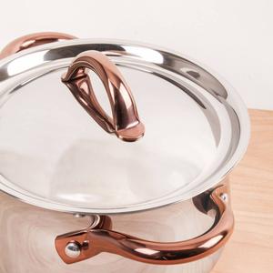 BergHOFF Ouro 18/10 Stainless Steel 9.5in. Stockpot with Lid alternate view