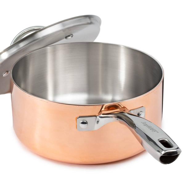 BergHOFF Vintage Tri-Ply Copper 3qt. Saucepan alternate view