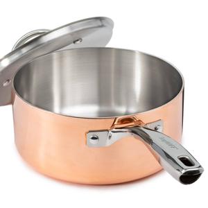 BergHOFF Vintage Tri-Ply Copper 3qt. Saucepan alternate view