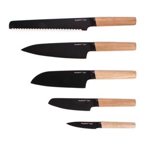 BergHOFF Ron Stainless Steel 6pc. Natural Knife Block Set alternate view