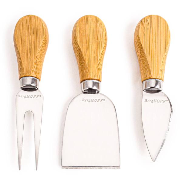BergHOFF Essentials 4pc. Bamboo Paddle Cheese Board Set alternate view