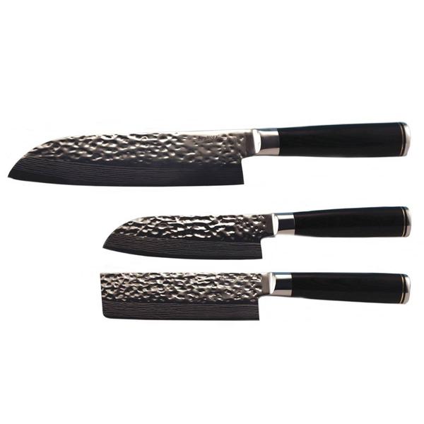 BergHOFF Martello German Steel 3pc. Kitchen Knives Set