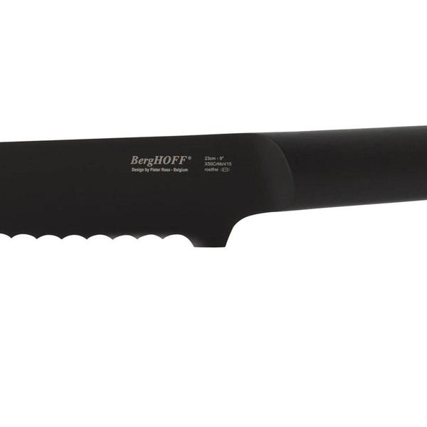 BergHOFF Ron Non-Stick 9in. Black Bread Knife alternate view