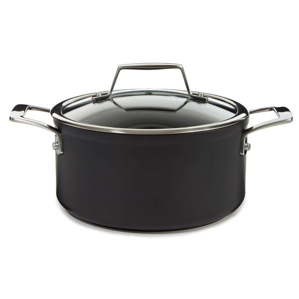 BergHOFF Essentials Hard Anodized 8in. Stockpot with Glass Lid
