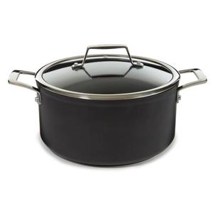 BergHOFF Essentials Hard Anodized 10in. Stockpot with Glass Lid
