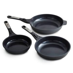 BergHOFF Leo Phantom 3pc. Nonstick Ceramic Frying Pan Set