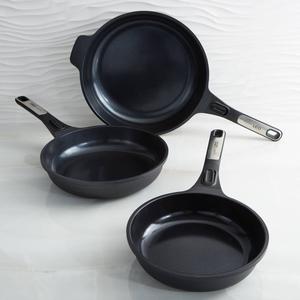 BergHOFF Leo Phantom 3pc. Nonstick Ceramic Frying Pan Set alternate view