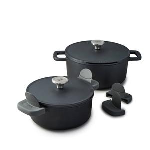 BergHOFF Leo Phantom 4pc. Nonstick Ceramic Covered Stockpot Set