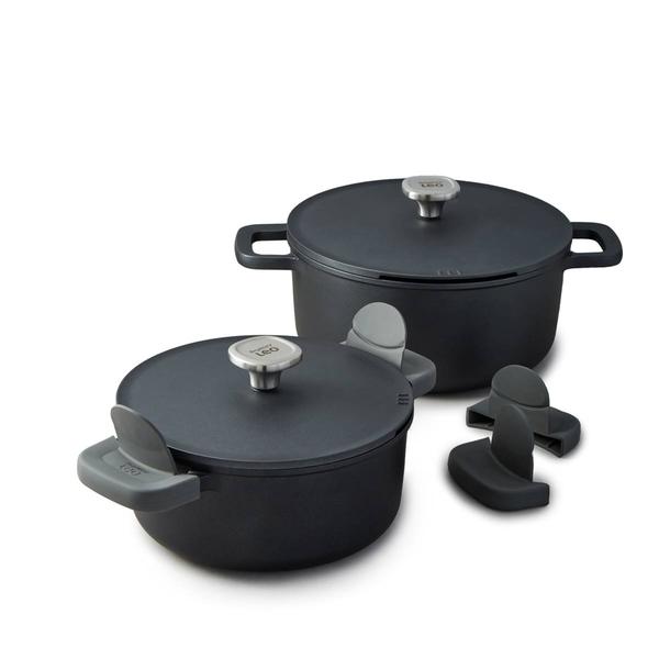 BergHOFF Leo Phantom 4pc. Nonstick Ceramic Covered Stockpot Set