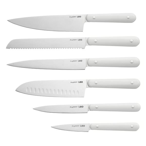 BergHOFF Leo Spirit Stainless Steel 7pc. Knife Block Set alternate view
