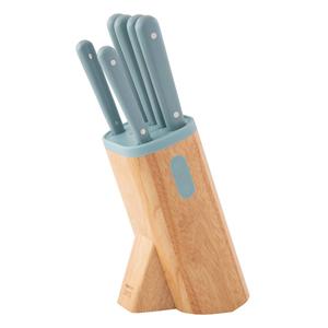 BergHOFF Leo Slate Stainless Steel 7pc. Knife Block Set