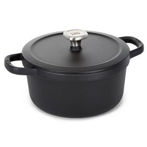 BergHOFF Leo Graphite Enamel Cast Iron 10.25in. Covered Stockpot