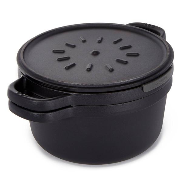 BergHOFF Leo Graphite Enamel Cast Iron 10.25in. Covered Stockpot alternate view