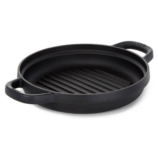 BergHOFF Leo Graphite Enamel Cast Iron 10.25in. Round Grill Pan