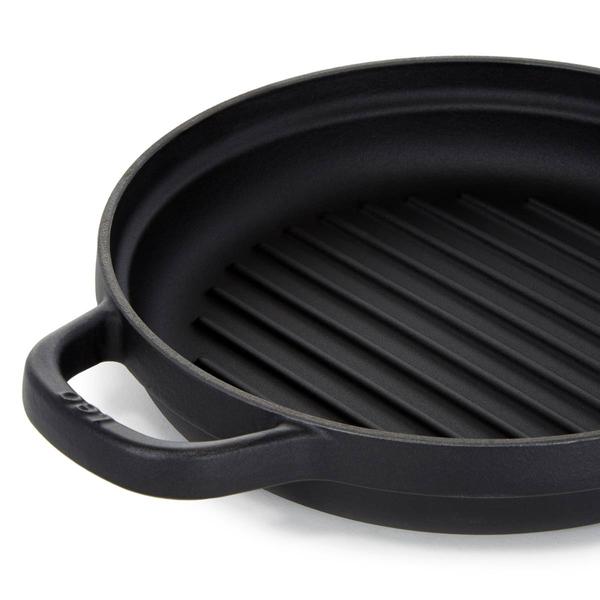 BergHOFF Leo Graphite Enamel Cast Iron 10.25in. Round Grill Pan alternate view