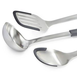 BergHOFF Leo Graphite Stainless Steel 3pc. Utensil Set alternate view