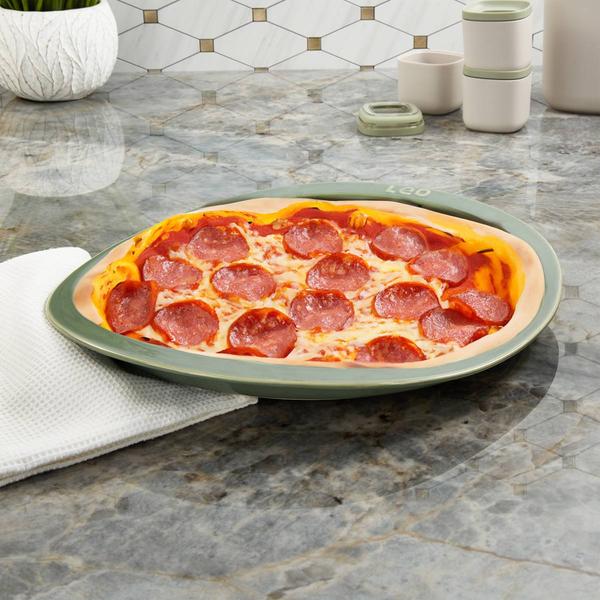 BergHOFF Leo Balance 15.75in. Stone Ribbed Pizza Tray alternate view