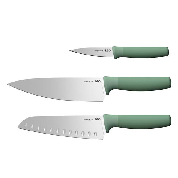 BergHOFF Leo Forest Stainless Steel 3pc. Advanced Knife Set
