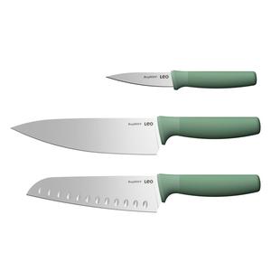 BergHOFF Leo Forest Stainless Steel 3pc. Advanced Knife Set