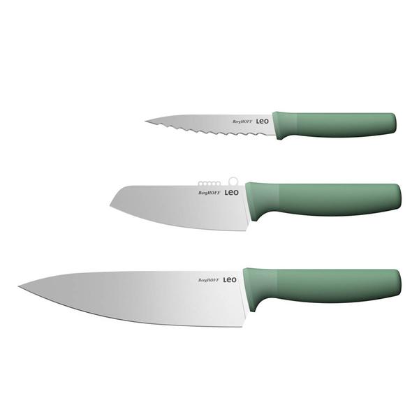 BergHOFF Leo Forest 3pc. Stainless Steel Specialty Knife Set